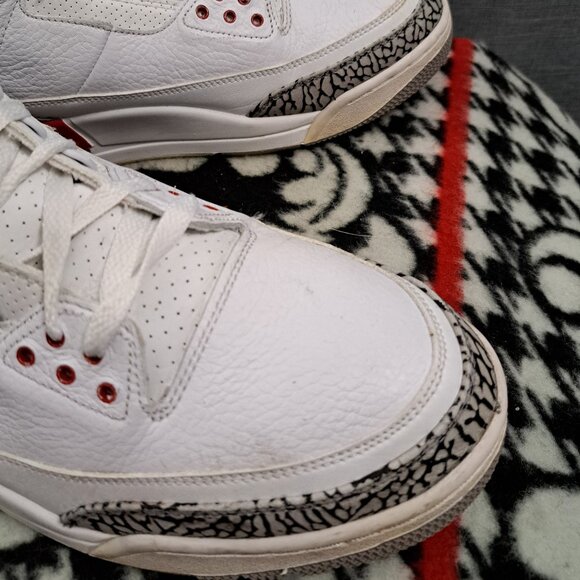 %Size 13 Men Nike Air Jordan 3 Retro Hall of Fame AJ21 main image 4